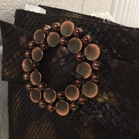 Escada Brown python boot - Picture 2 of 8